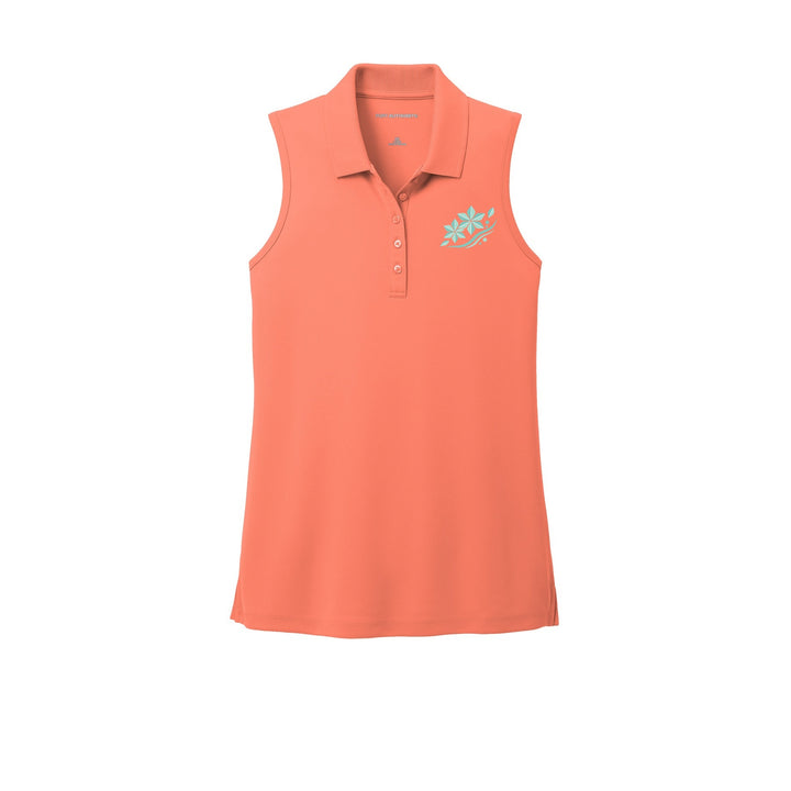 AREKANA Asanoha Breeze Women's Sleeveless Polo