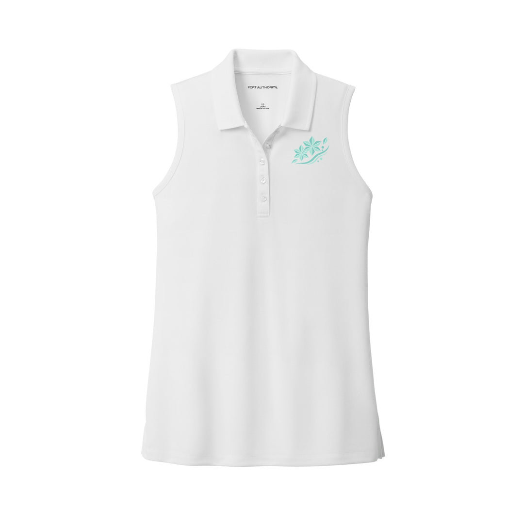 AREKANA Asanoha Breeze Women's Sleeveless Polo
